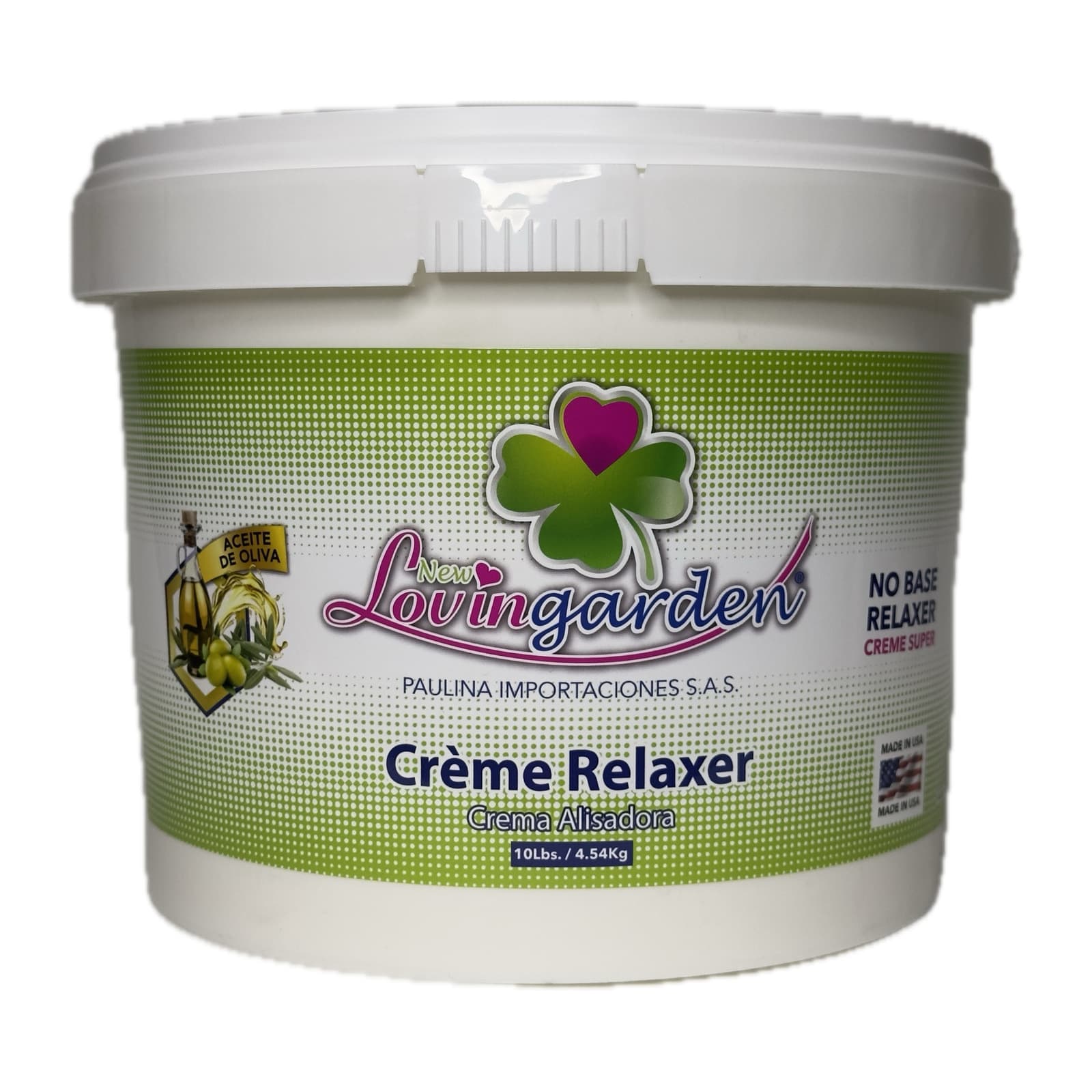 Alisadora Lovingarden en Crema con Aceite de Oliva — Balde Profesional
