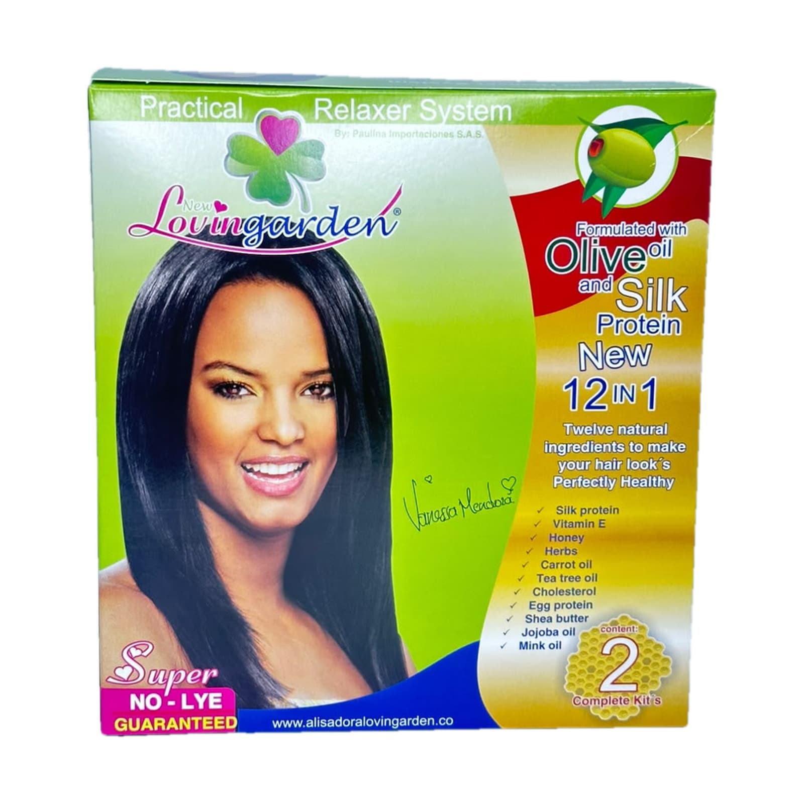 Alisadora Lovingarden — Sistema de Alisado con Aceite de Oliva y Proteína de Seda
