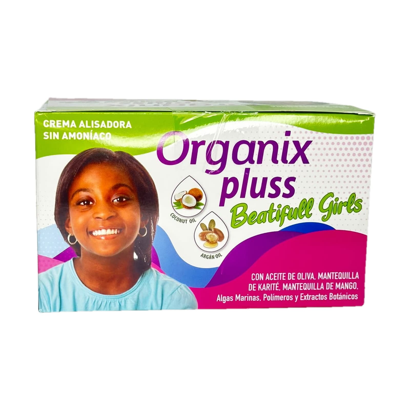 Organix Pluss Beautiful Girls — Crema Alisadora sin Amoníaco