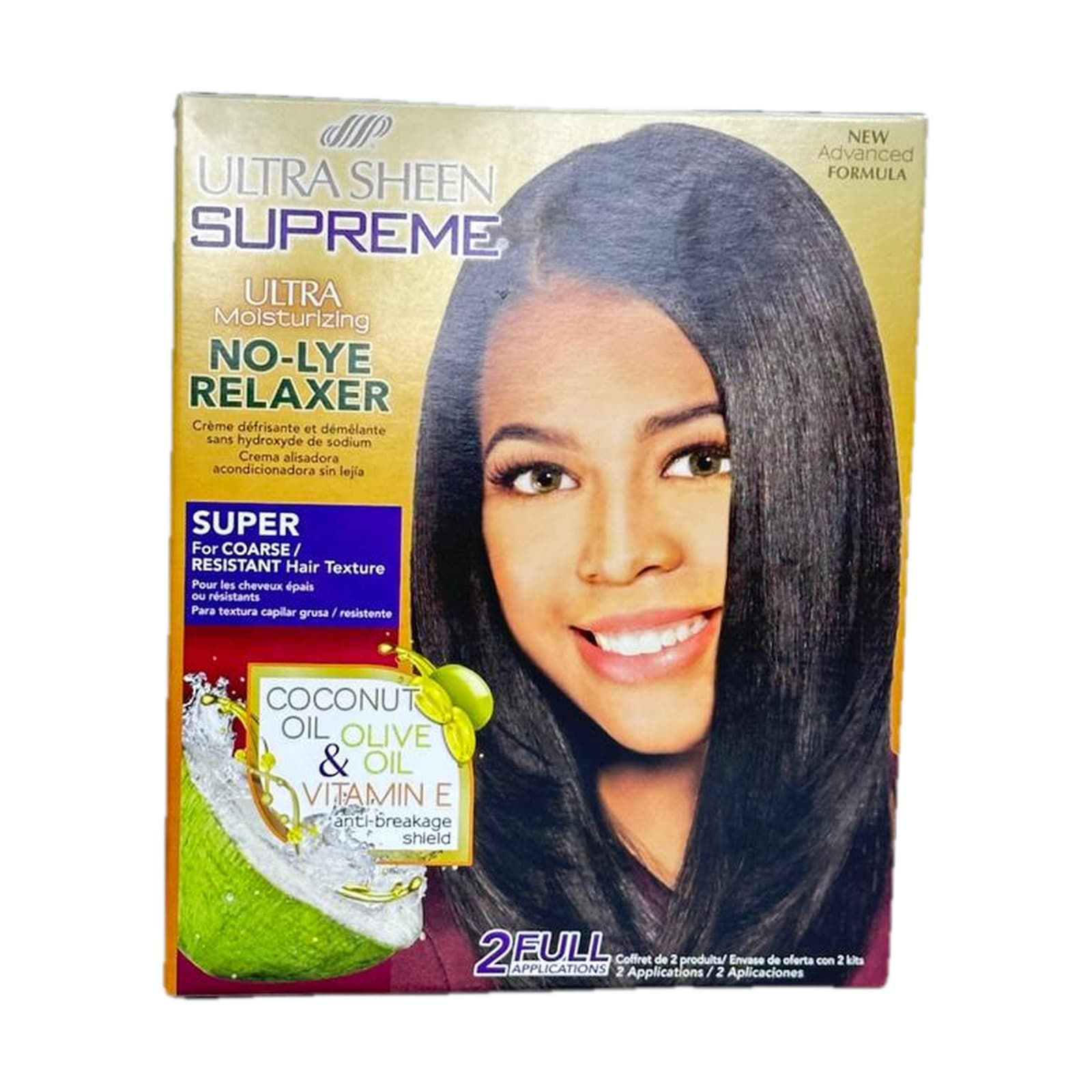 Ultra Sheen Supreme Ultra Moisturizing — Alisador Acondicionador sin Lejía